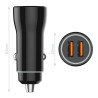 Cargador doble mechero coche negro 2,4a -12w tech one tech