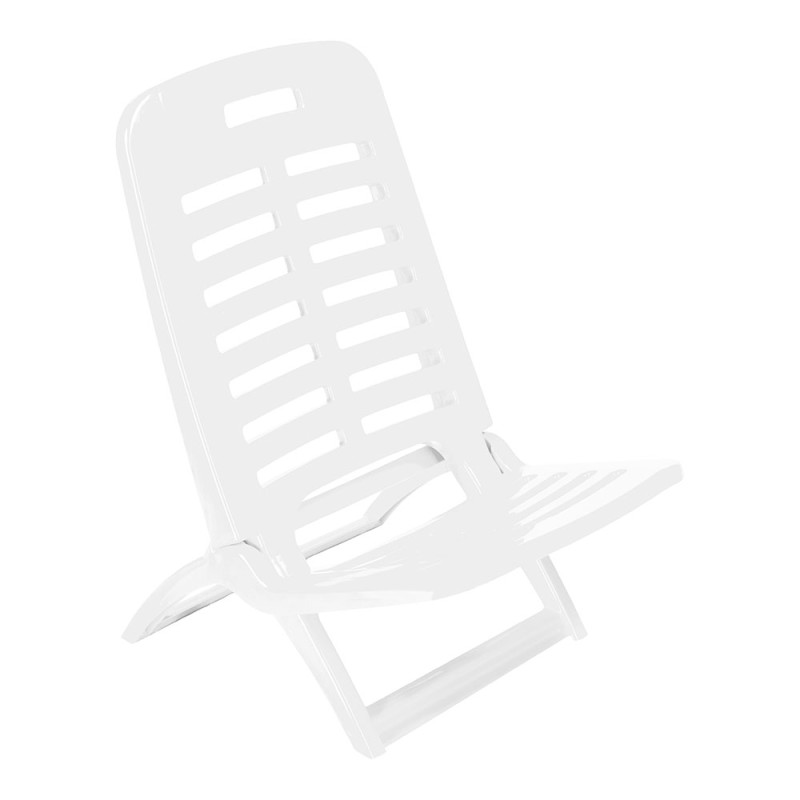 Silla playa ipae color blanco, plegable Silla playa ipae color blanco, plegable