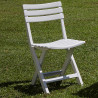 Silla plegable birki color blanco