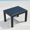 Mesa auxiliar jack color antracita para exterior 59 x 46 x 40 cm