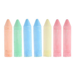 Set 7 tizas xl 19x4x4cm topwrite kids