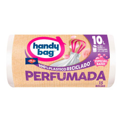 Bolsa basura albal handy bag baño 10l.15uds (45x45cm)