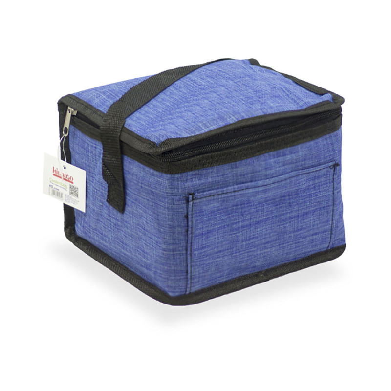 Nevera diseño tejana con asa color azul 4,5 l Nevera diseño tejana con asa color azul 4,5 l