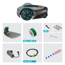 Robot cortacésped sileno para segar jardines 15201-34 gardena