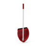 Recogedor plegable rojo bimaterial 20148_roo plastiken