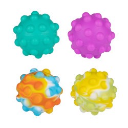 Pelota antiestrés burbujas ø7cm colores surtidos eddy toys