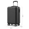Maleta 30l de cabina mini xs negra upfly 55x36x19cm 1200877 numada