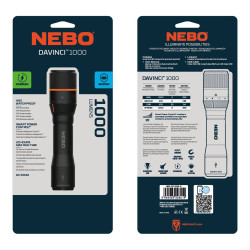 Linterna davinci™ 1000. recargable