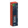 Linterna davinci 18000. recargable. bateria 26650 8 v