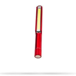 Linterna lil larry. base magnética clip. por la compra de 18 unidades un expositor de regalo