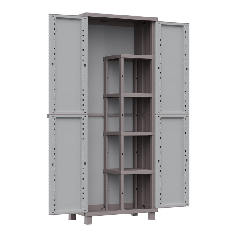 Armario jrattan 368 escobero 68 x 37,5 x 170 cm Armario jrattan 368 escobero 68 x 37,5 x 170 cm