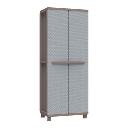 Armario jrattan 369, 3 baldas, 68 x 37,5 x 170 cm