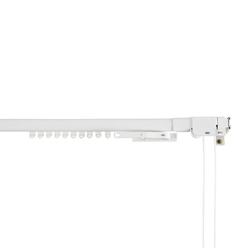 Riel reforzado extensible 120-210cm blanco cintacor - storplanet Riel reforzado extensible 120-210cm blanco cintacor - storplanet