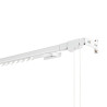 Riel reforzado extensible 160-300cm blanco cintacor - storplanet