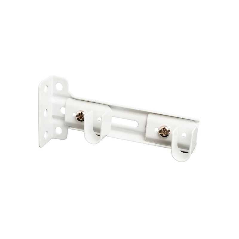 Soporte doble riel reforzado blanco (2 uds) cintacor - storplanet Soporte doble riel reforzado blanco (2 uds) cintacor - storplanet