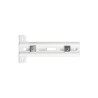 Soporte doble riel reforzado blanco (2 uds) cintacor - storplanet