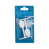 Soporte armario terminal ovalado blanco (2 uds) cintacor - storplanet