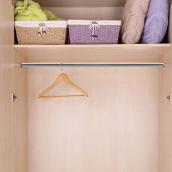 Soporte armario terminal ovalado blanco (2 uds) cintacor - storplanet