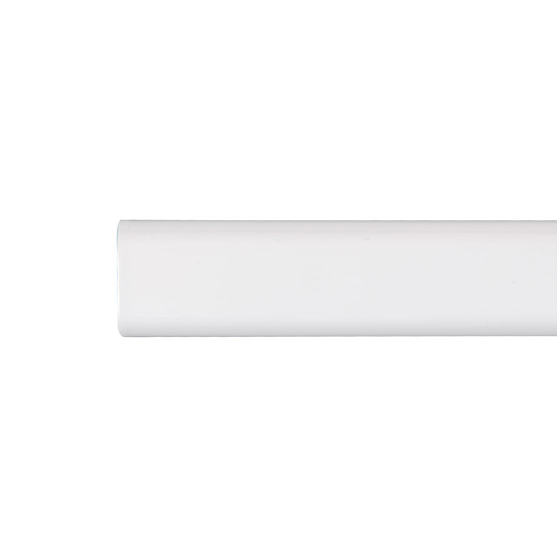 Barra armario ovalada metal blanco 100cm cintacor - storplanet Barra armario ovalada metal blanco 100cm cintacor - storplanet