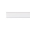 Barra armario ovalada metal blanco 200cm cintacor - storplanet