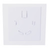 Tapa 175 x 175 mm color blanco brillante para extractor 08413 ø10cm edm