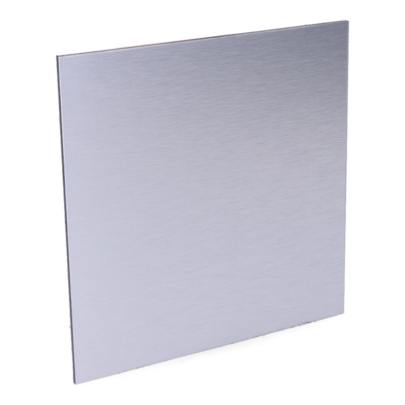 Tapa 175 x 175mm color gris aluminio cepillado para extractor 08413 ø10cm edm Tapa 175 x 175mm color gris aluminio cepillado para extractor 08413 ø10cm edm