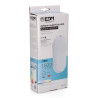 Aplique led oval con sensor crepuscular y de movimiento 18 w 1820 lm 6.400 k 23 x 10,2 x 4,5 cm