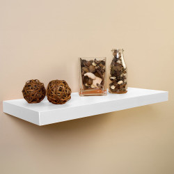 Estanteria con fijación invisible 60x25 blanco 045315 home decor