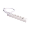 Prolongador con 4 tomas 2p+t, 16 a 250 v máx.3680 w 850°c gwt