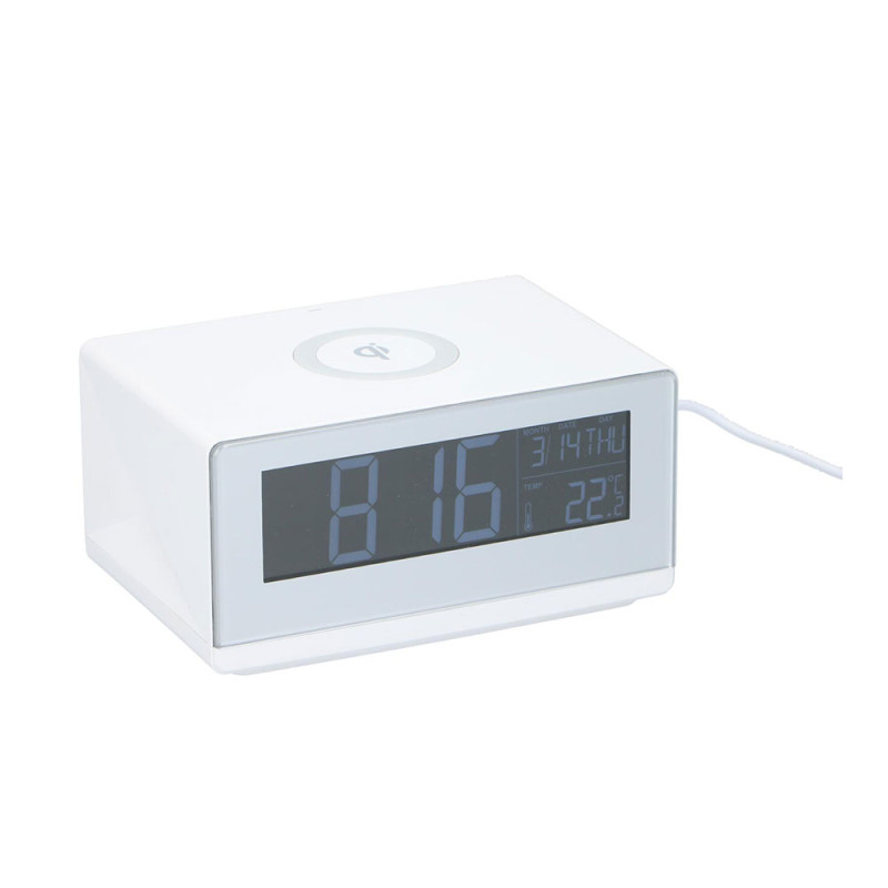 Reloj despertador con cargador inalámbrico 5 w Reloj despertador con cargador inalámbrico 5 w