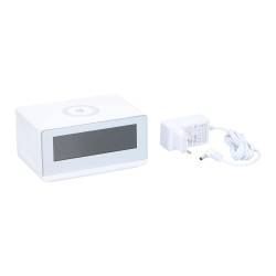 Reloj despertador con cargador inalámbrico 5 w