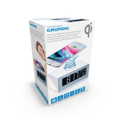 Reloj despertador con cargador inalámbrico 5 w