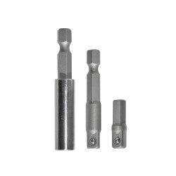 Pack 5 adaptadores hexagonal magnetico 1/4" 10x60 5p. bam1060 mota