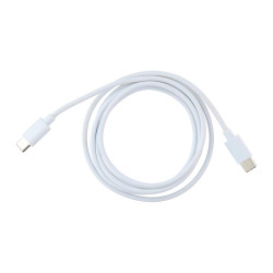 Cable usb-c a usb-c 1,2 m blanco