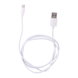 Cable usb-a a lightning 1,2 m blanco