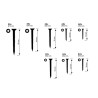 Surtido de tornillos para madera cabeza ph black+decker