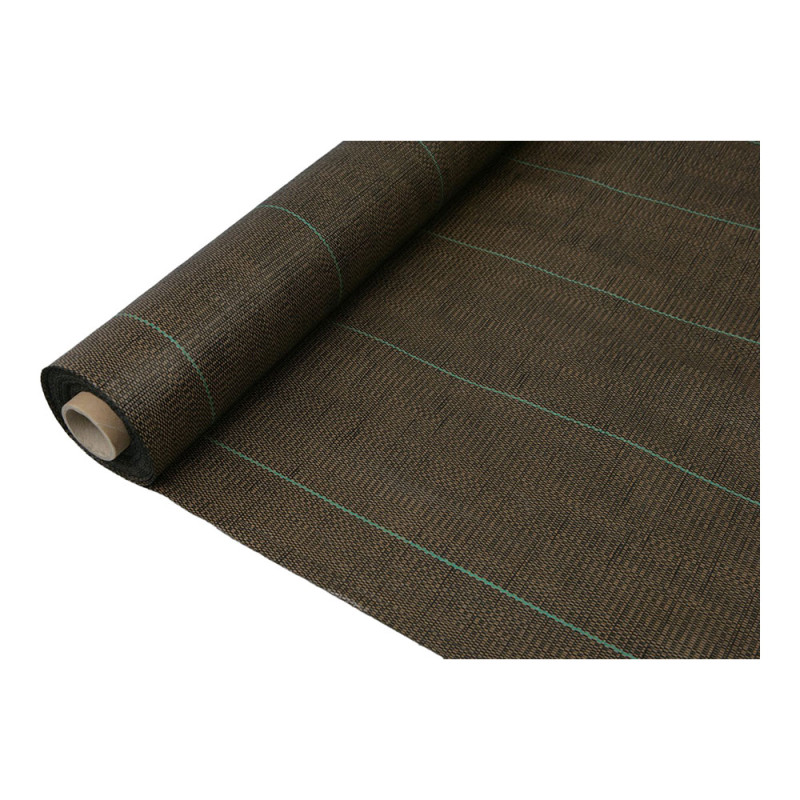Malla antihierba 100 gr/m² 2 x 100 m color marron Malla antihierba 100 gr/m² 2 x 100 m color marron