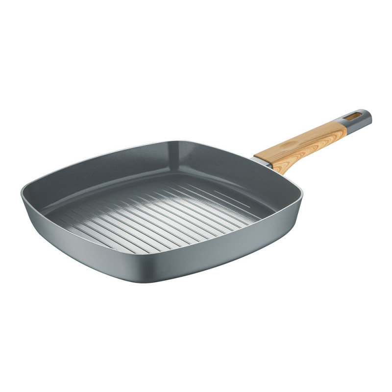 Sarten asador 28 cm aluminio prensado ind earth grey sg-6754 san ignacio Sarten asador 28 cm aluminio prensado ind earth grey sg-6754 san ignacio