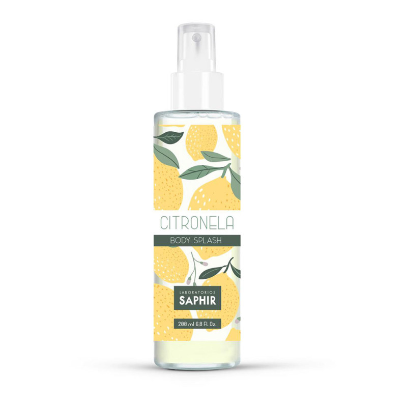 Repelente de insectos y mosquitos citronela body splash 200 ml. laboratorios saphir Repelente de insectos y mosquitos citronela body splash 200 ml. laboratorios saphir