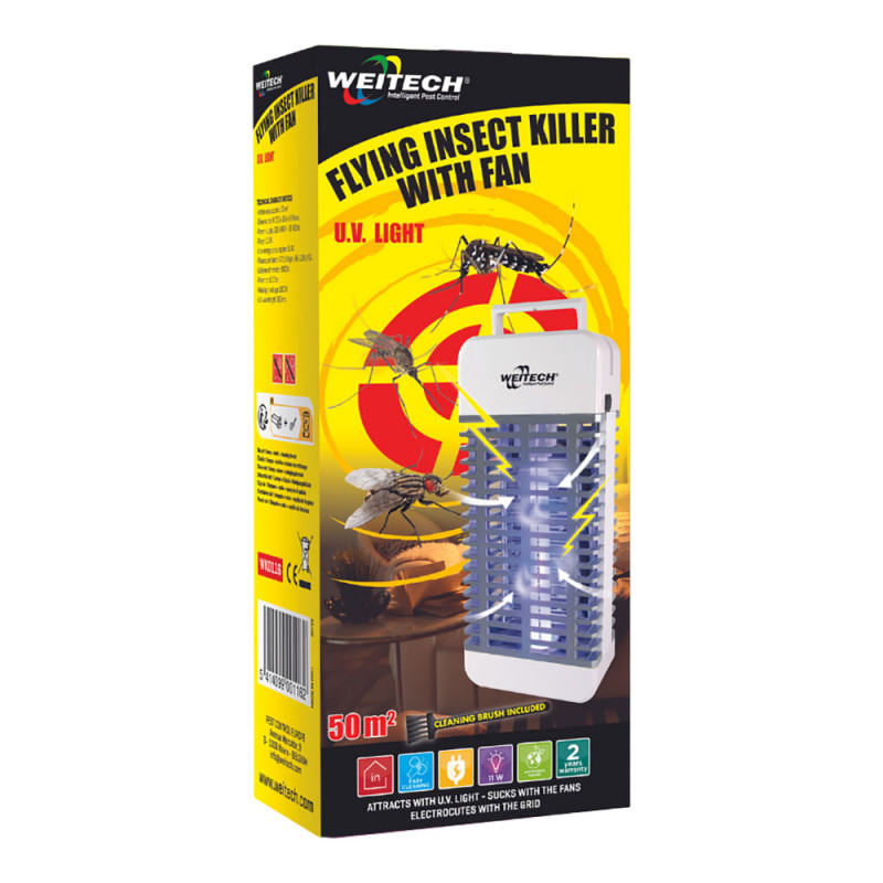 Mata insectos con luz uv y aspirador weitech Mata insectos con luz uv y aspirador weitech
