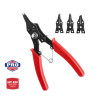 Alicates arandelas circlip 4-en-1, 155 mm