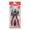 Alicates arandelas circlip 4-en-1, 155 mm