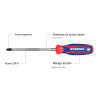 Destornillador phillips ph3 x 150mm