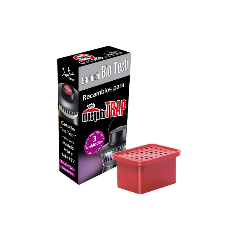 Recambio mosquito "bio tech" válido para modelo mt8 y mt812v, 3 uds Recambio mosquito "bio tech" válido para modelo mt8 y mt812v, 3 uds