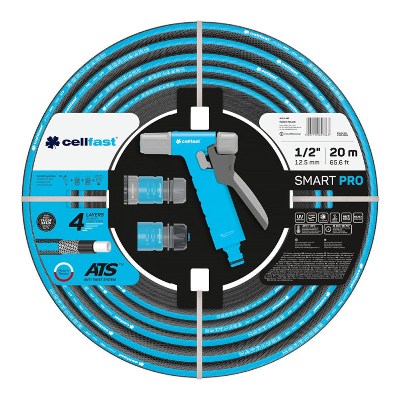Kit manguera de jardín smart pro 20 m (1/2" 12.5 mm) Kit manguera de jardín smart pro 20 m (1/2" 12.5 mm)