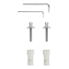 Kit fijación para asientos de inodor caída amortiguada roca dama ai0000400r roca