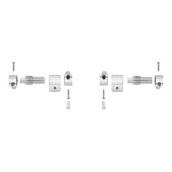 Kit conjunto bisagras para asiento con caria amortiguada roca varios modelos ai0001200r roca