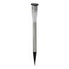 Estaca solar 36cm inox mod. cilindro euro/u