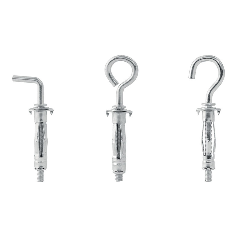 Taco de expansión metálico ø8x32 tornillo ø4 (bolsa 12 unid) Taco de expansión metálico ø8x32 tornillo ø4 (bolsa 12 unid)