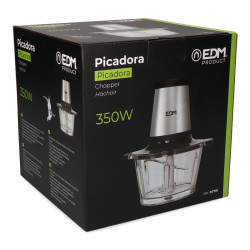 Picadora acero inoxidable 350 w 1,8 l